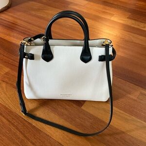 Burberry top handle handbag